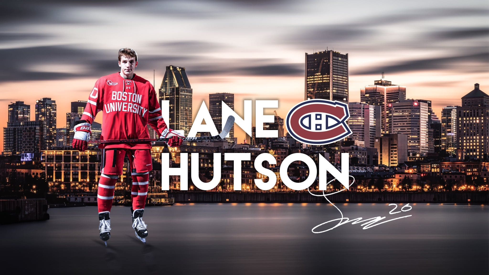 Montreal Canadiens Lane Hutson