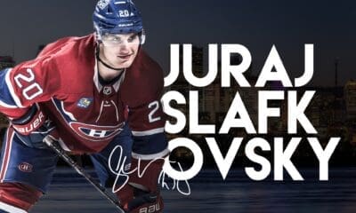 Montreal canadiens forward Juraj Slafkovsky
