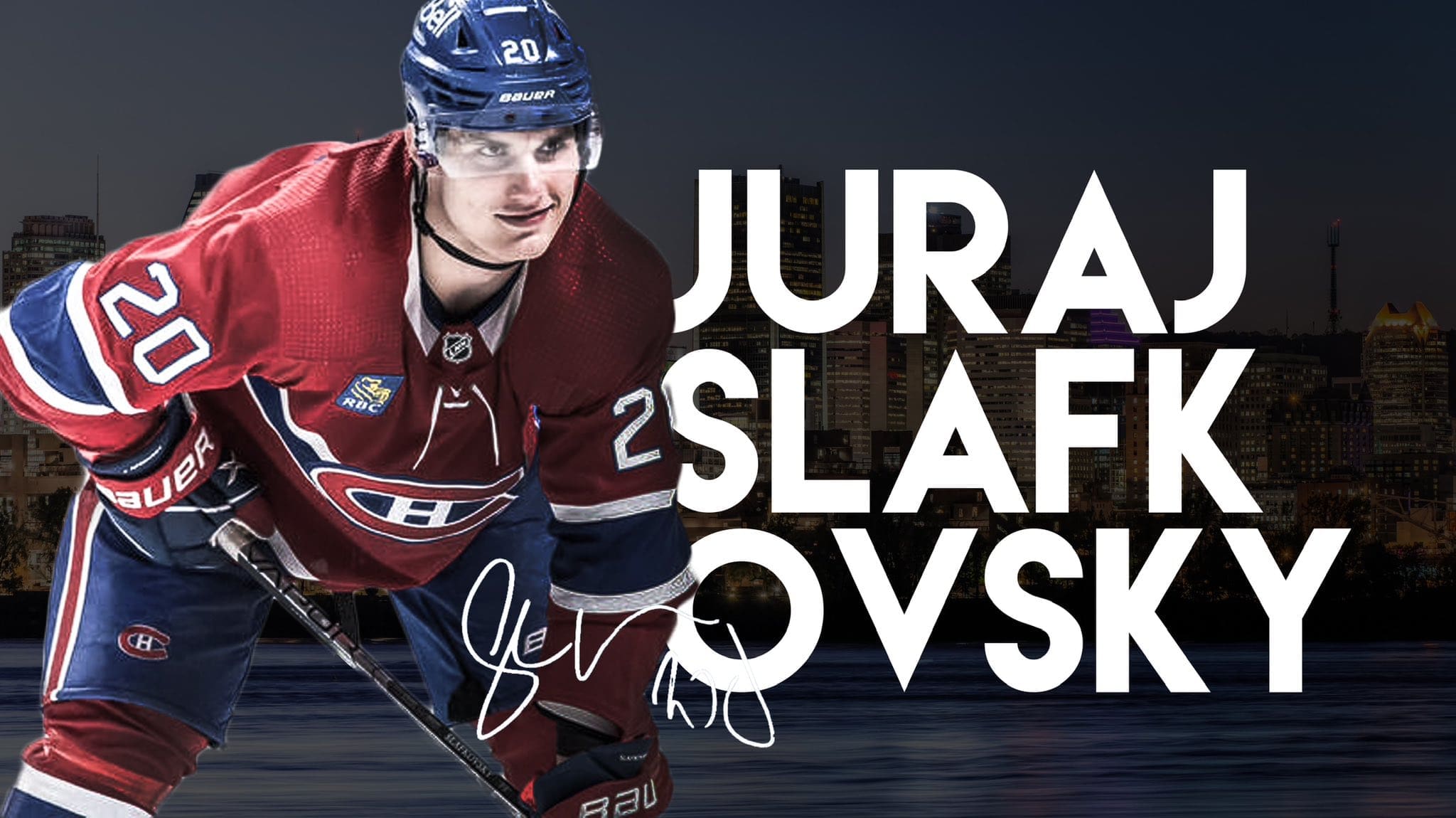 Montreal canadiens forward Juraj Slafkovsky
