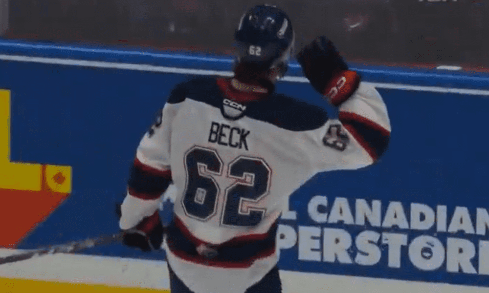 Montreal canadiens propsect Owen Beck