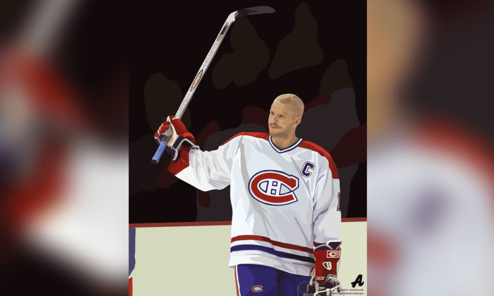 Saku koivu Canadiens Picture via Annik Lemire