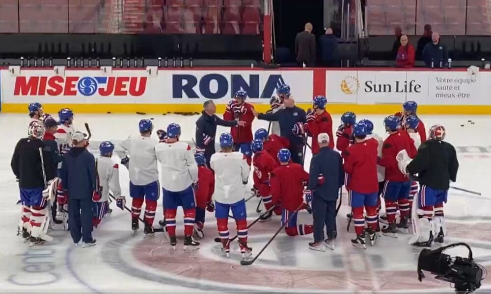 montreal canadiens practice