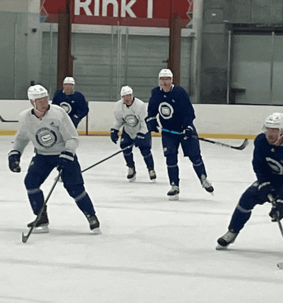 Vancouver Canucks scrimmages
