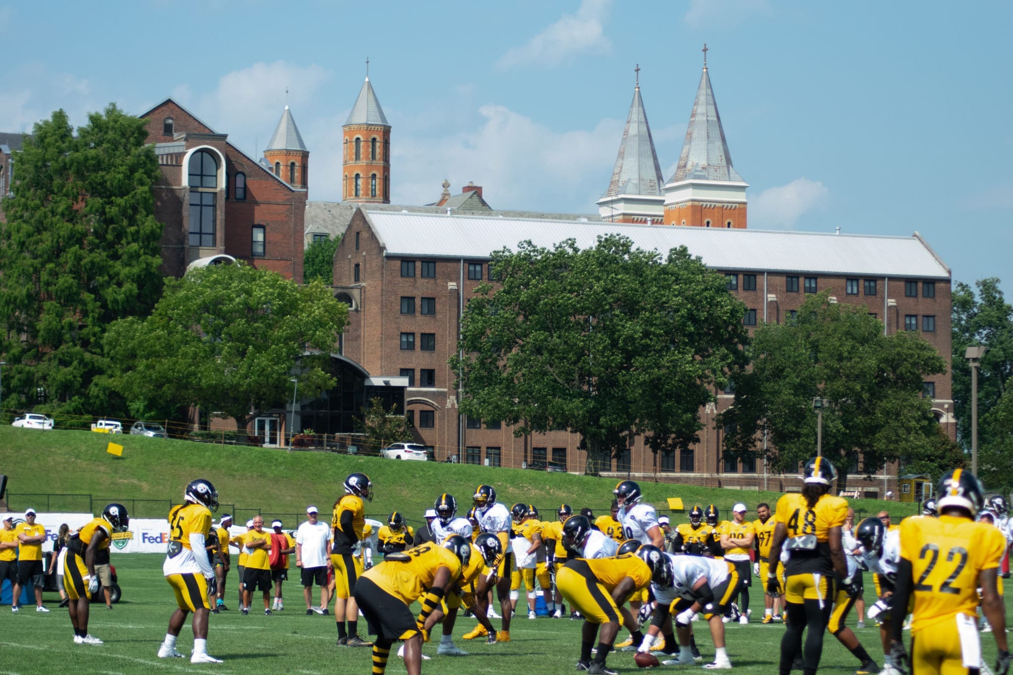 Steelers Training Camp St. Vincent College