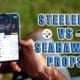 seahawks steelers player props