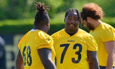 Steelers DL Carlos and Khalil Davis