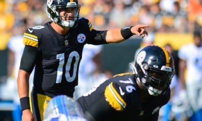 Steelers QB Mitch Trubisky RT Chuks Okorafor