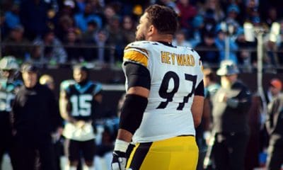Cam Heyward as the Steelers played against the Carolina Panthers on Sunday, Dec. 18, 2022 at Bank of America Stadium in Charlotte. (Mitchell Northam / Steelers Now)