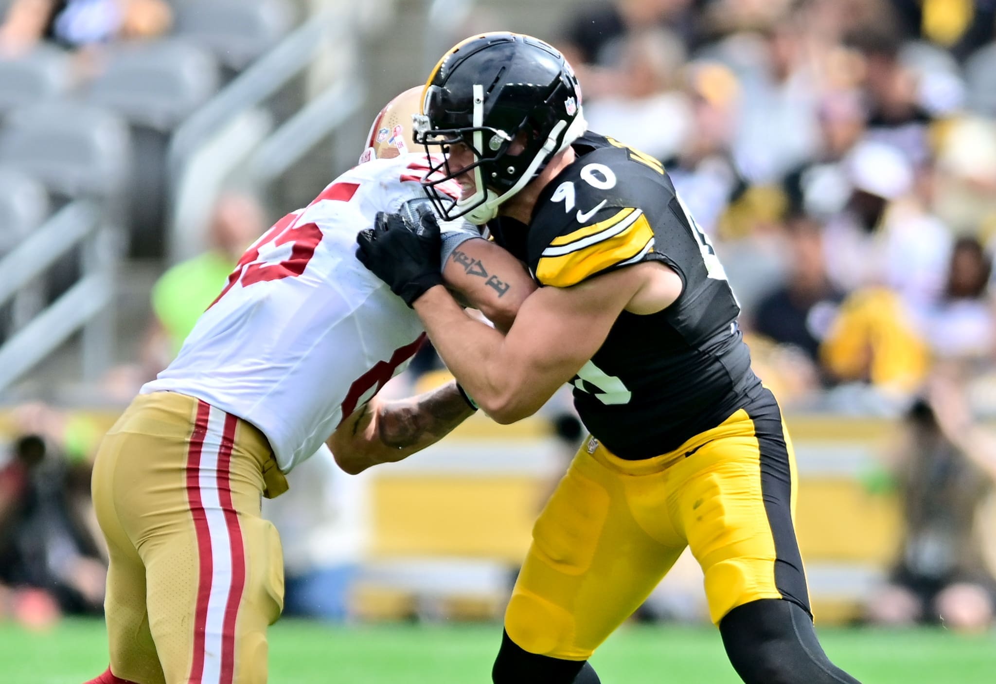 WATCH: Steelers' Nick Herbig & T.J. Watt both look ready for the