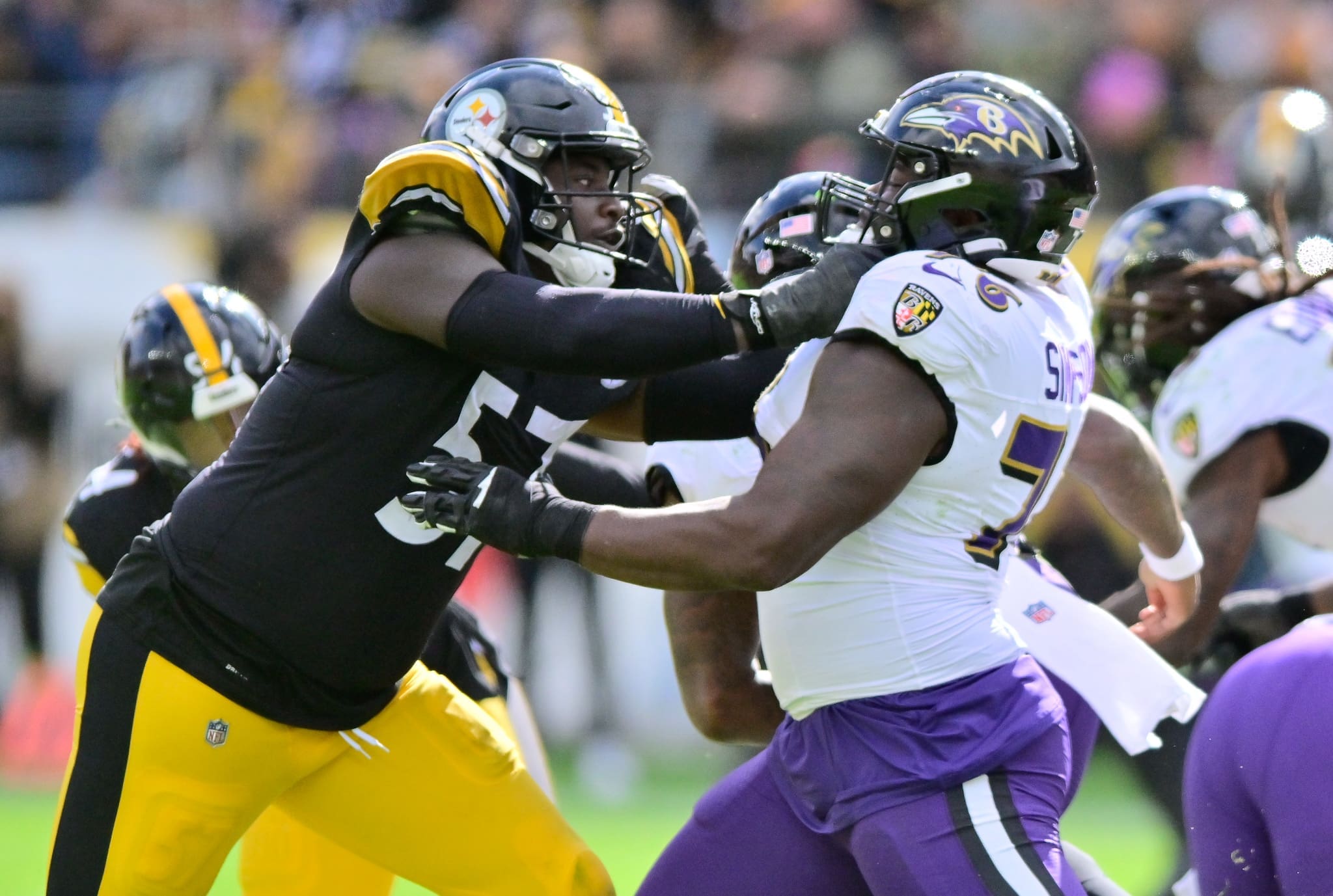 Pittsburgh Steelers Baltimore Ravens Montravius Adams