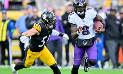 Pittsburgh Steelers Cole Holcomb Lamar Jackson Baltimore Ravens AFC North