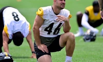 Pittsburgh Steelers long snapper Christian Kuntz during minicamp on May. 21, 2024. -- Ed Thompson / Steelers Now