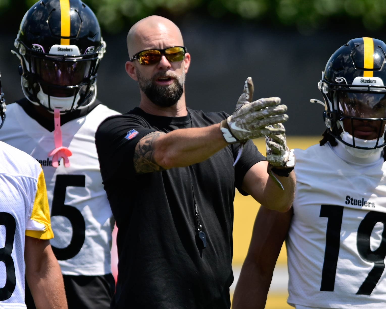 Steelers WRs Coach Isn't Worried About Depth at the Position