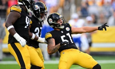 Steelers outside linebacker Nick Herbig