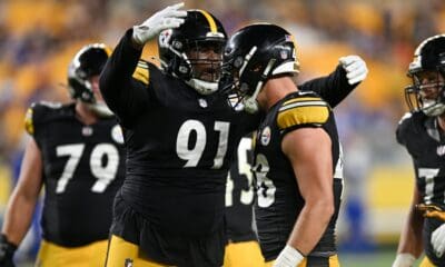 Steelers defensive lineman Marquis Spencer.