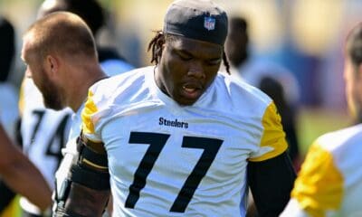 Pittsburgh Steelers offensive tackle Broderick Jones