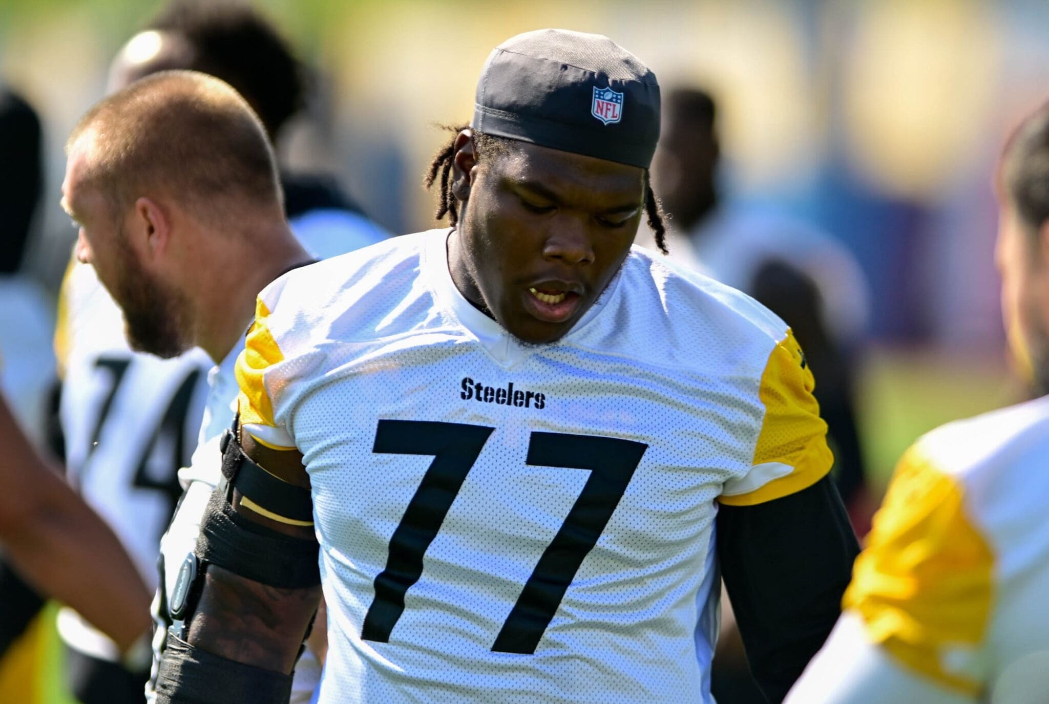 Pittsburgh Steelers offensive tackle Broderick Jones