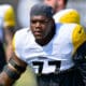 Steelers offensive tackle Broderick Jones