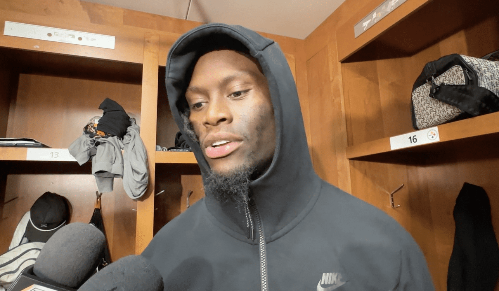 Steelers Locker Room George Pickens