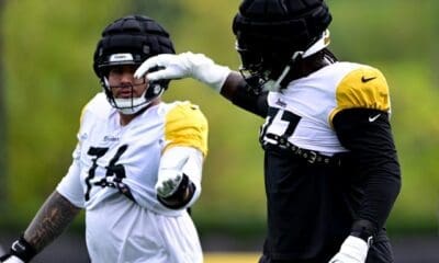 Pittsburgh Steelers OTs Broderick Jones and Troy Fautanu