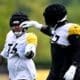 Pittsburgh Steelers OTs Broderick Jones and Troy Fautanu