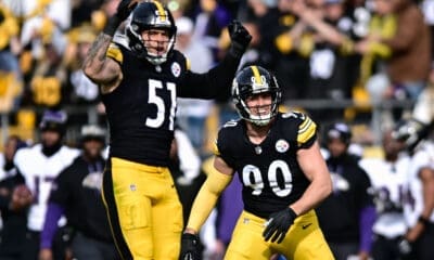 Pittsburgh Steelers T.J. Watt Baltimore Ravens Nick Herbig