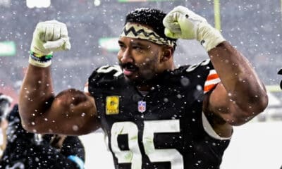 Browns defensive end Myles Garrett