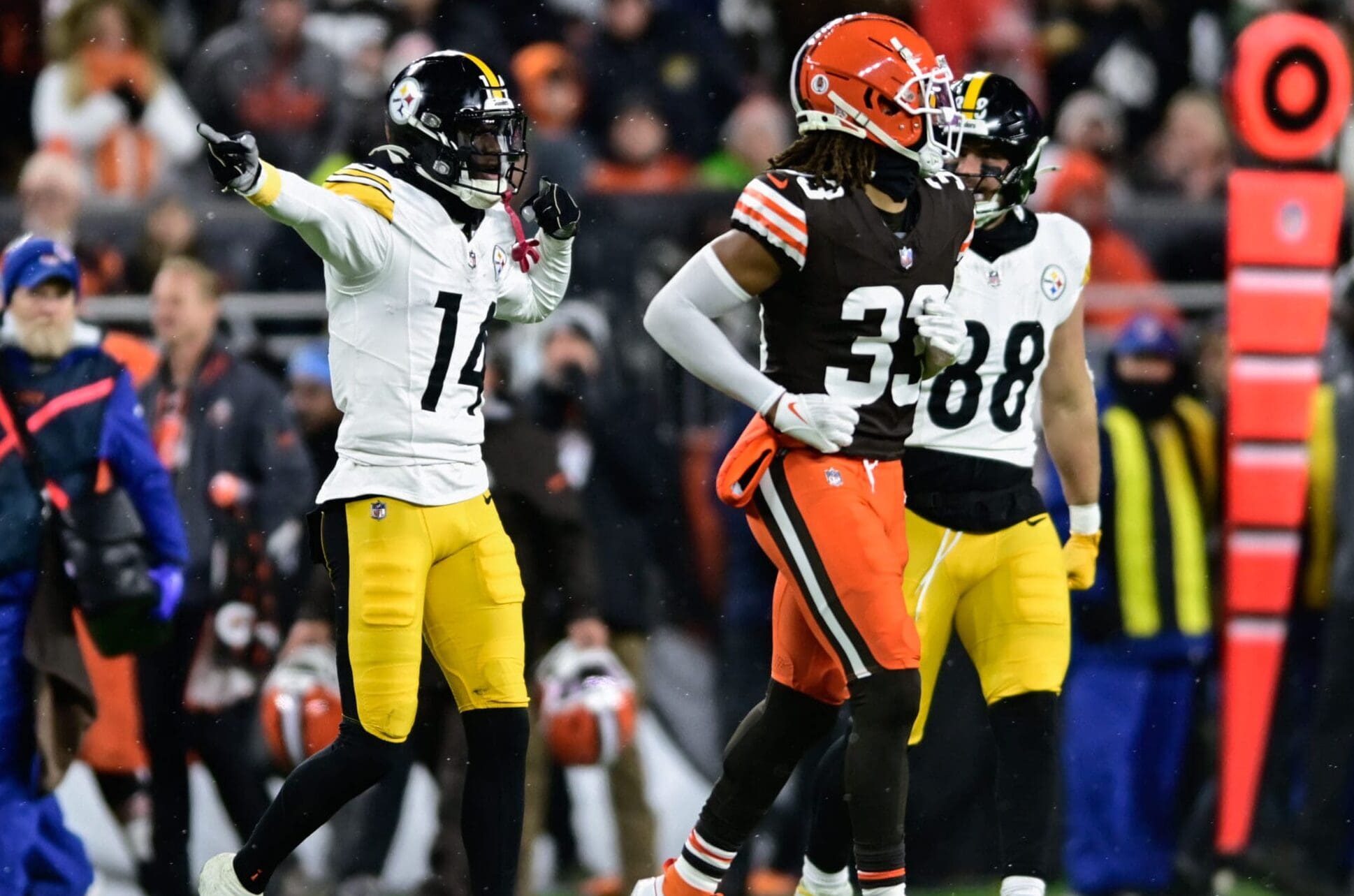 Steelers wide receiver George Pickens