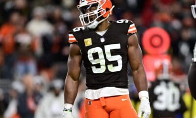 Browns edge rusher Myles Garrett