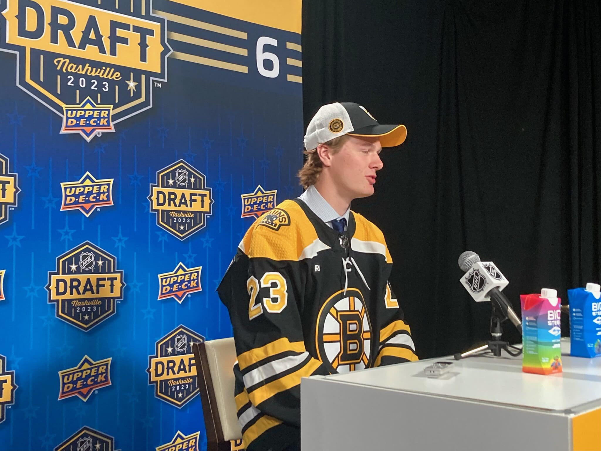 Boston Bruins, Beckett Hendrickson, NHL Draft