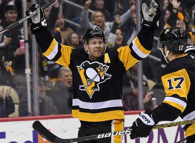 Pittsburgh Penguins score Patric Hornqvist