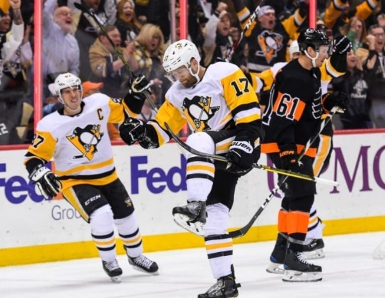 Pittsburgh Penguins Bryan Rust Sidney Crosby