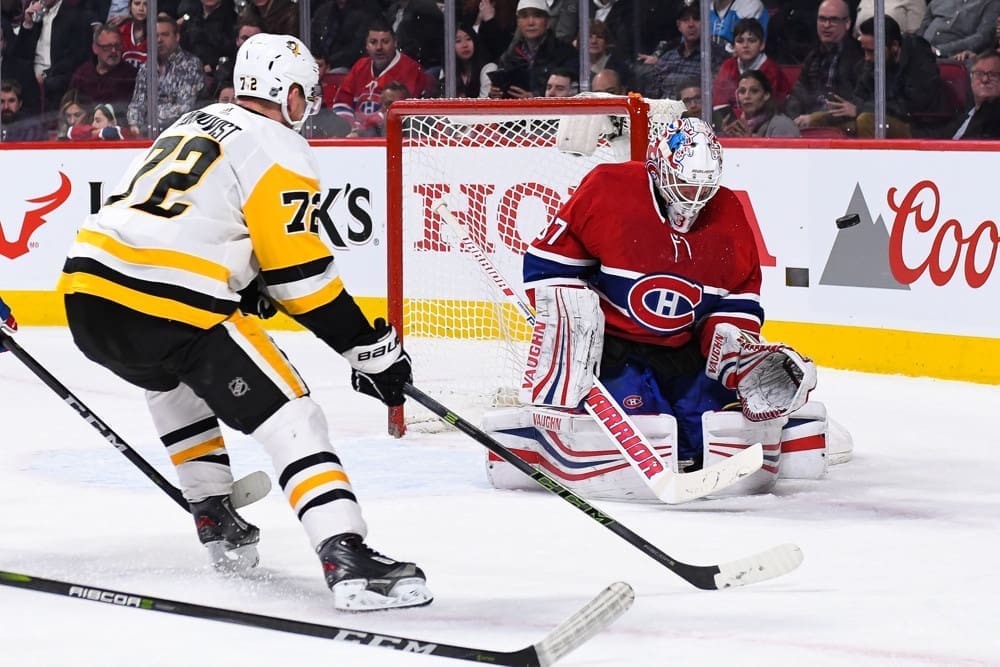 NHL Return Pittsburgh Penguins Patric Hornqvist Carey Price