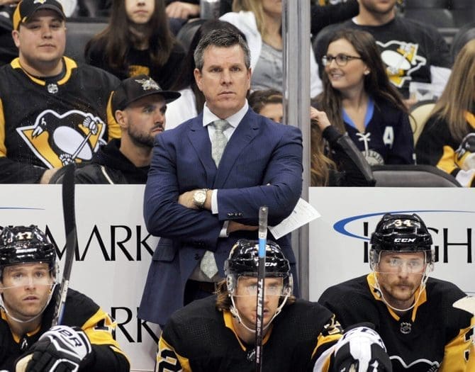 Pittsburgh Penguins head coach Mike Sullivan