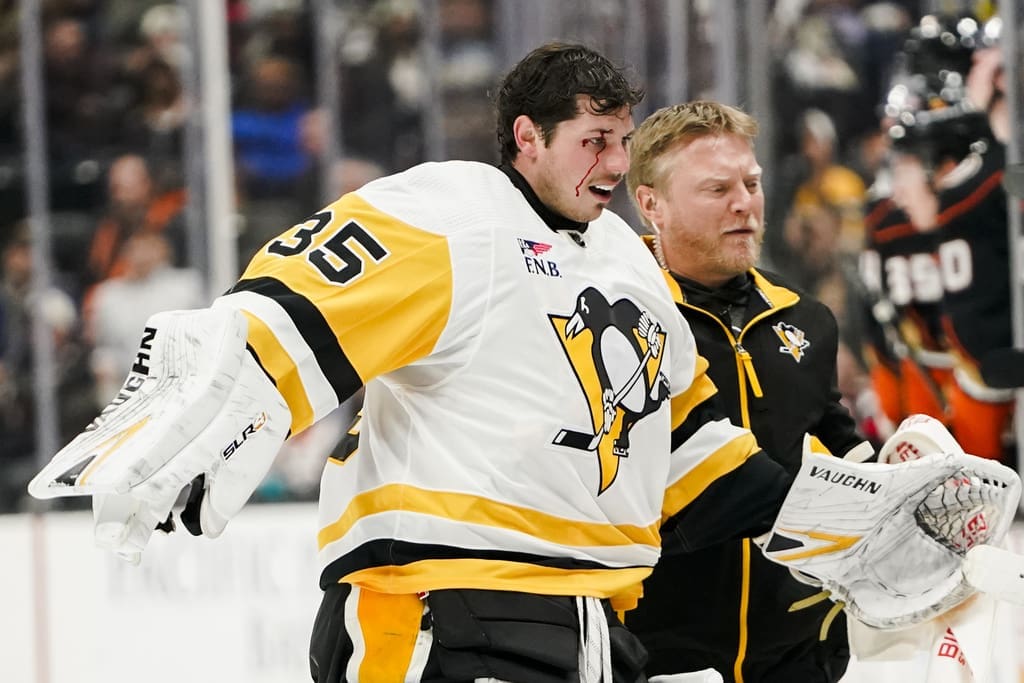 Pittsburgh Penguins goalie Tristan Jarry injury