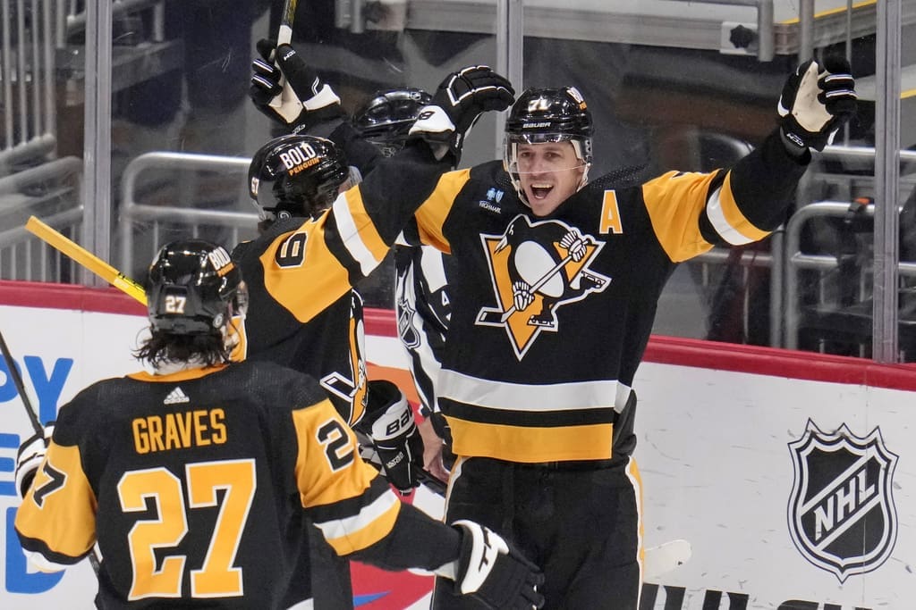 Pittsburgh Penguins, Evgeni Malkin celebrates