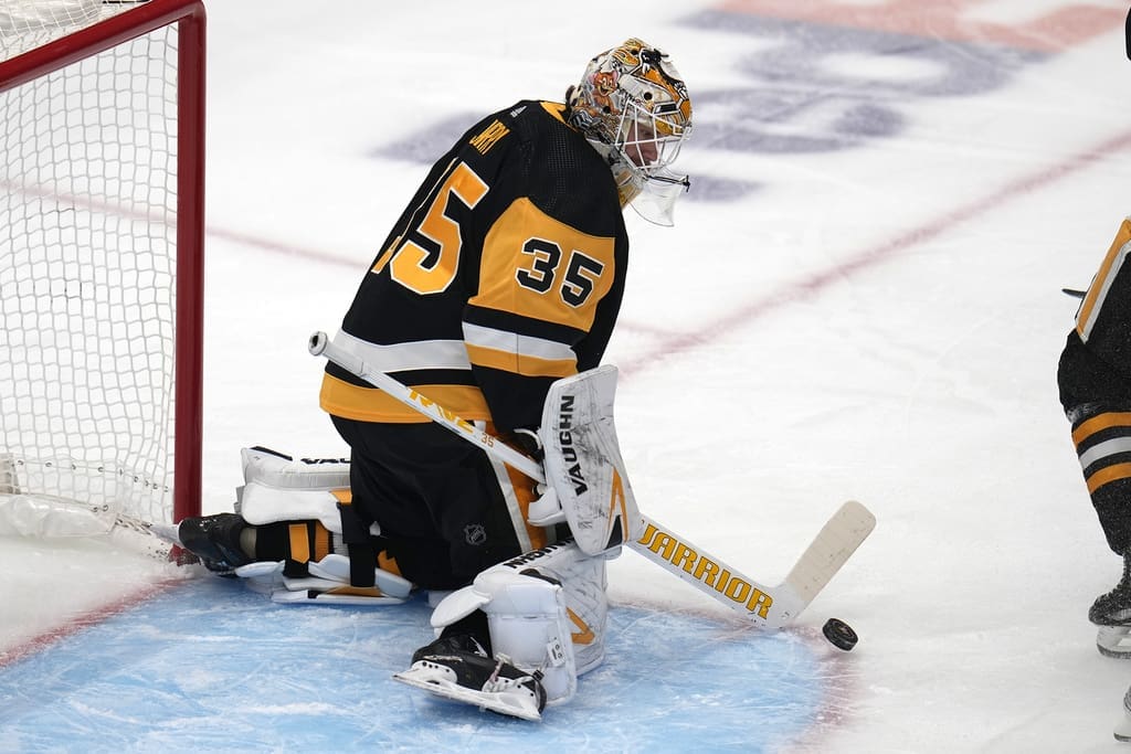 Pittsburgh Penguins game, Tristan Jarry win over Seattle Kraken