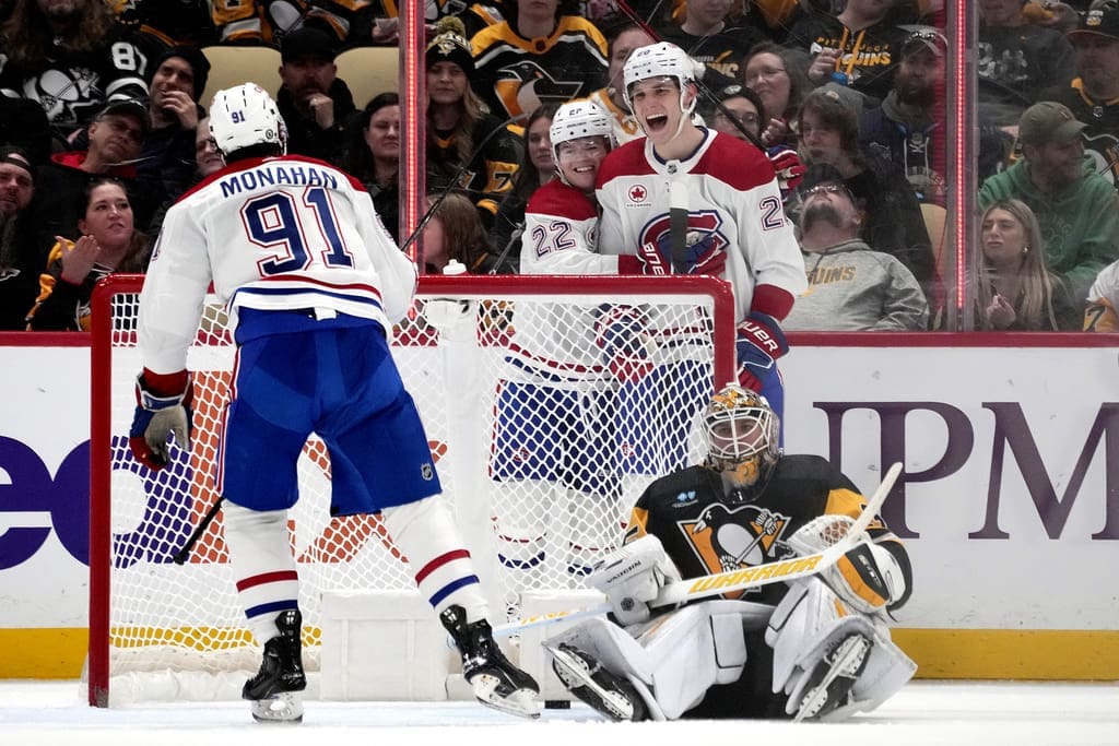 Pittsburgh Penguins game, Montreal Canadiens. NHL trade rumors Sean Monahan