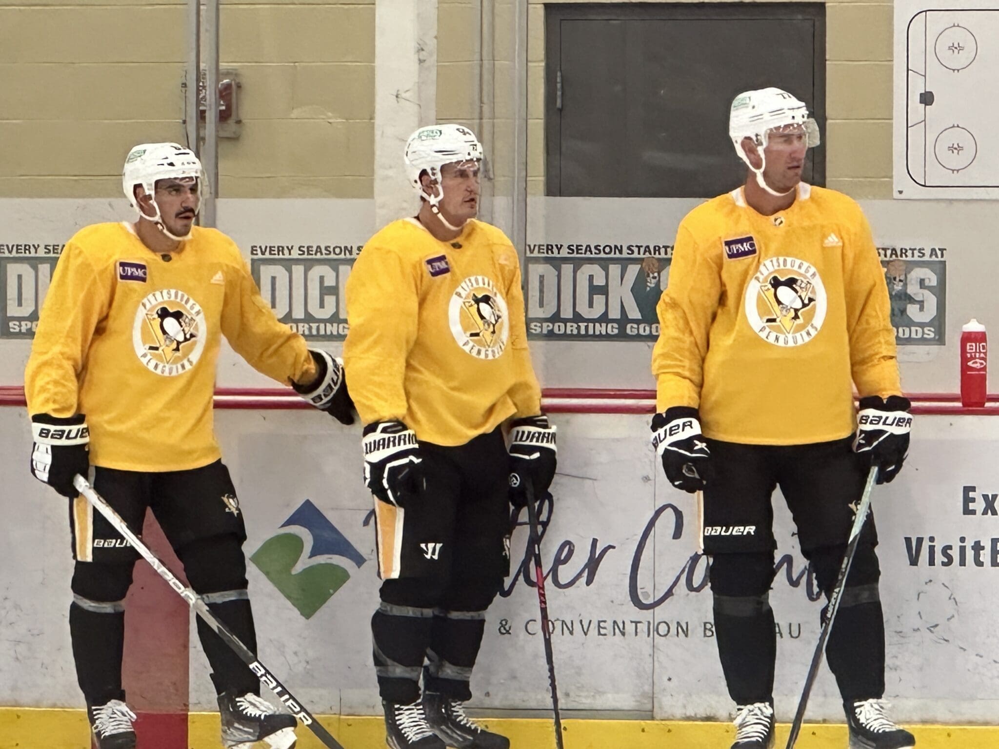 Matt Nieto, Noel Acciari, Jeff Carter, Pittsburgh Penguins fourth line 9/23/23