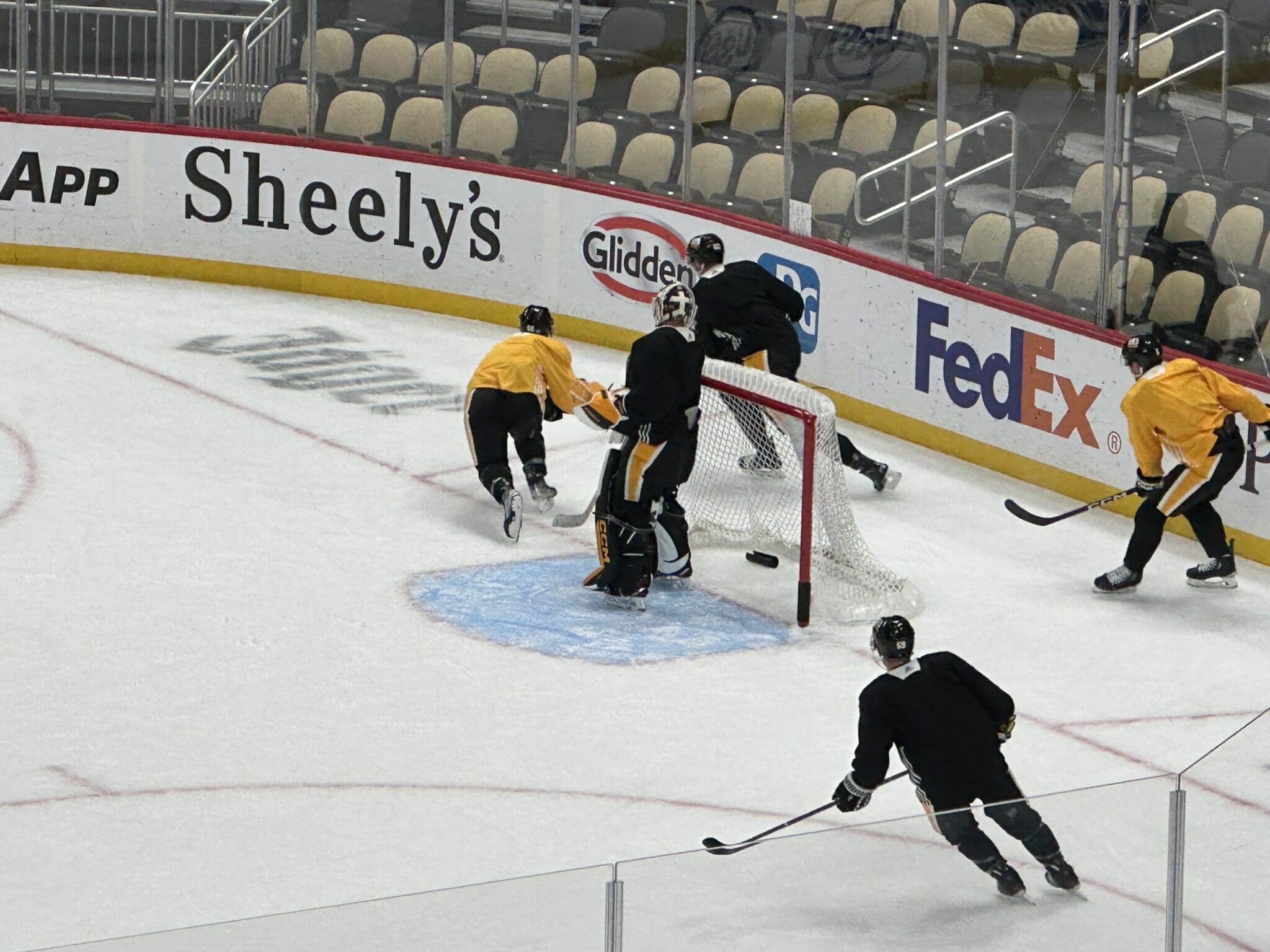 Pittsburgh Penguins practice,