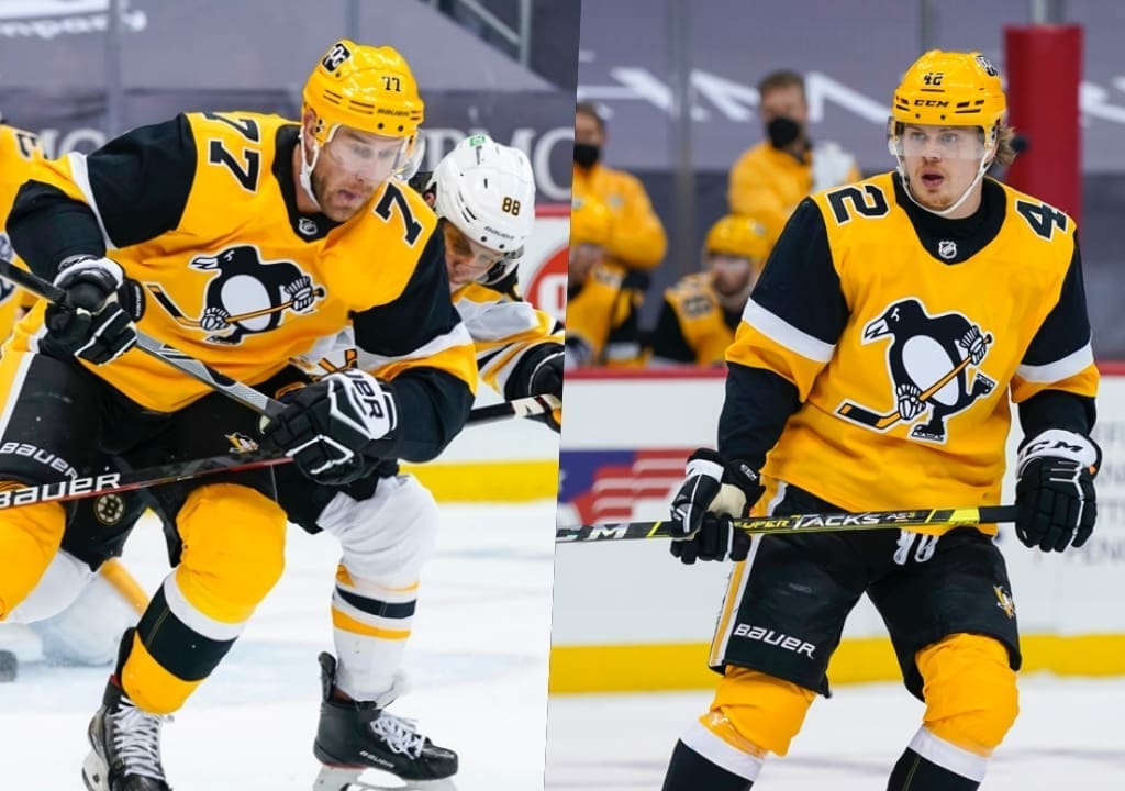 Pittsburgh Penguins Jeff Carter, Kasperi Kapanen