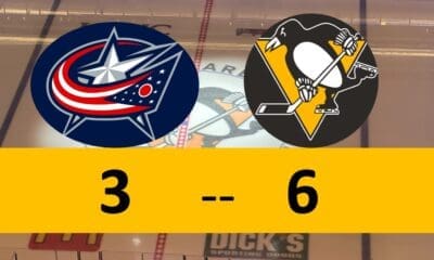 Pittsburgh Penguins Game WIn 6-3 vs. Columbus Blue Jackets