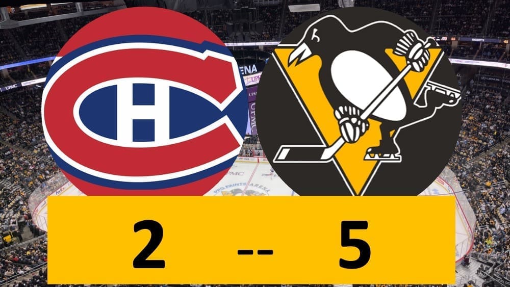 Pittsburgh Penguins game, Montreal Canadiens