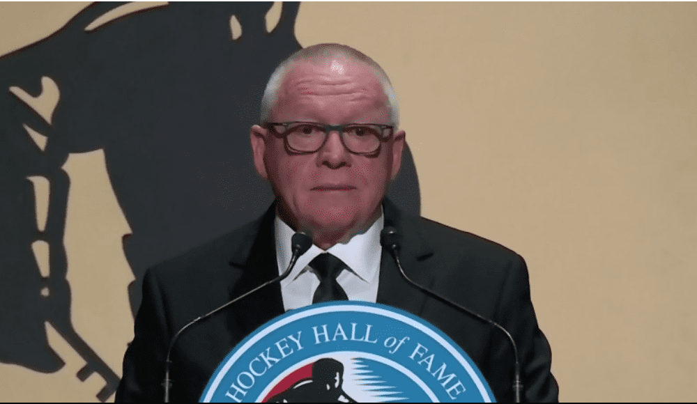 Pittsburgh Penguins Jim Rutherford Hall of Fame Speech