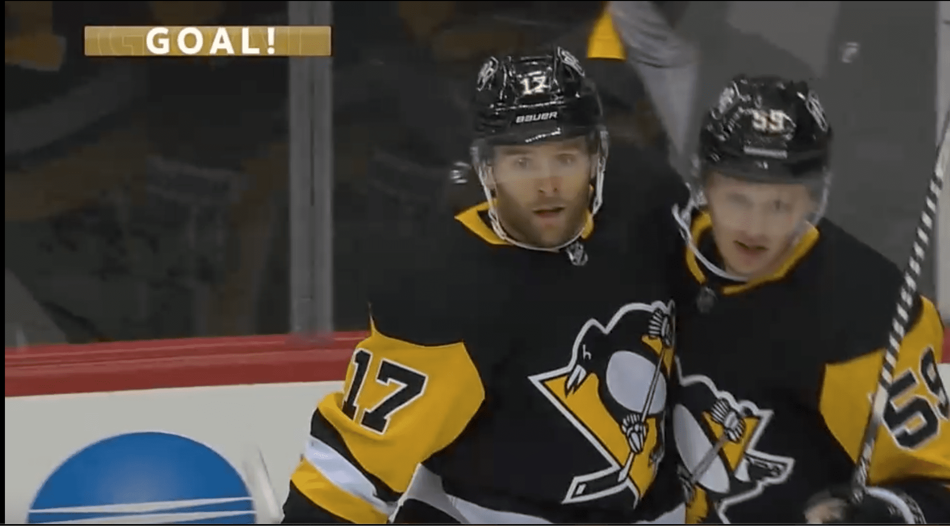 Pittsburgh Penguins Bryan Rust, Sidney Crosby