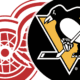 Pittsburgh Penguins, Detroit Red Wings logo