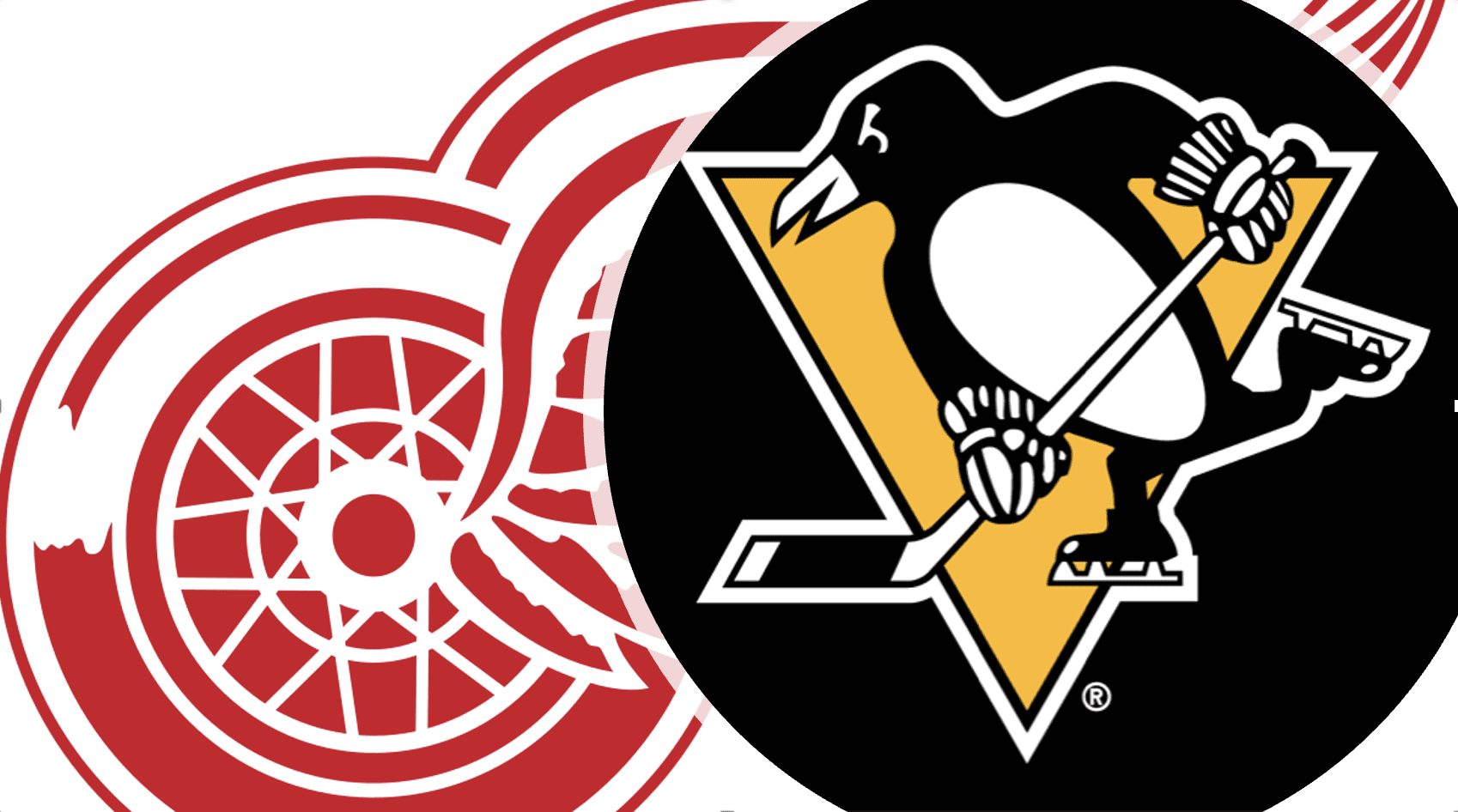 Pittsburgh Penguins, Detroit Red Wings logo