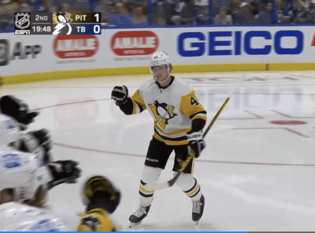 Pittsburgh Penguins, Danton Heinen goal