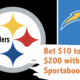 Steelers - Chargers bets