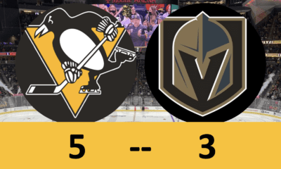 Pittsburgh Penguins game, Vegas Golden Knights 5-3